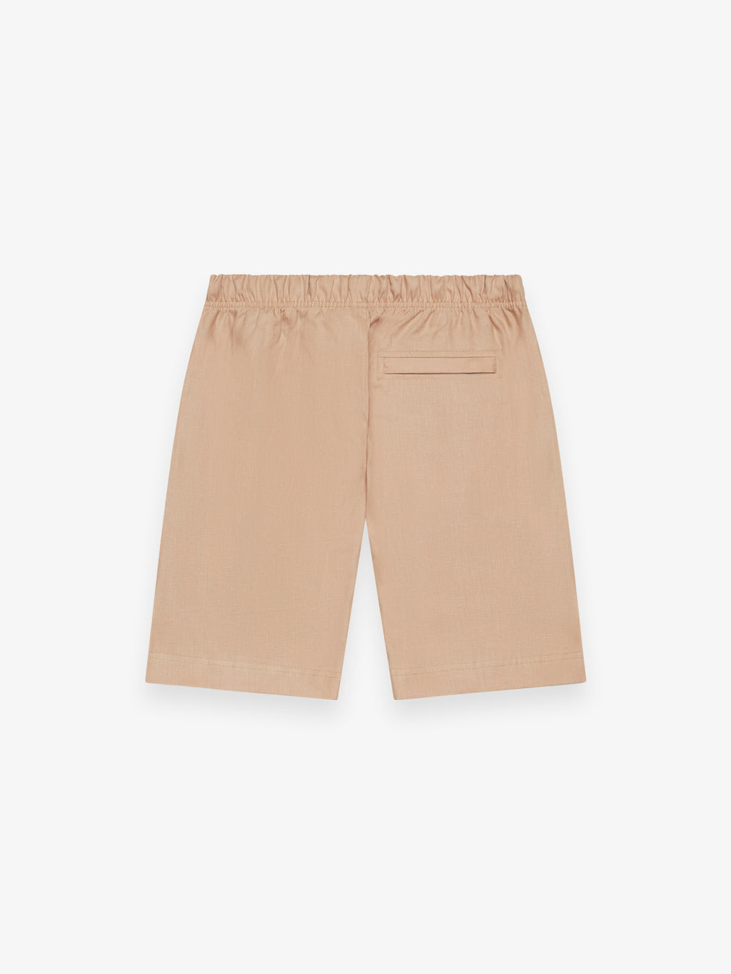 Linnen Stretch Sportshorts | Hazelnoot