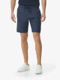 Linen Stretch Sport Shorts | Navy