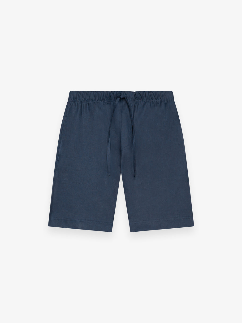 Linen Stretch Sport Shorts | Navy