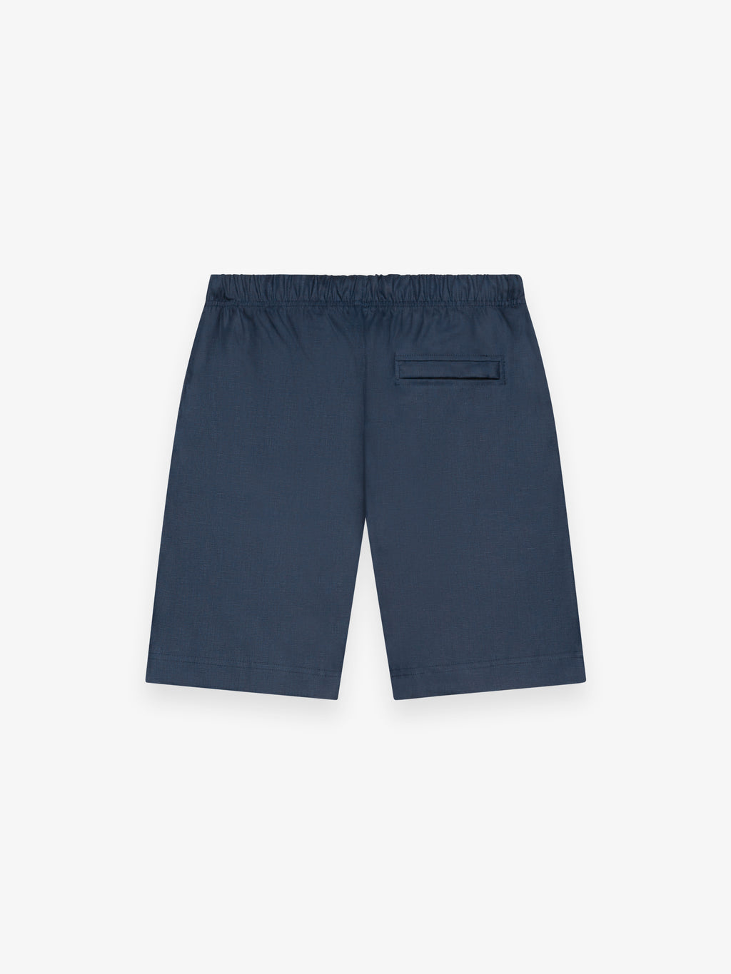 Linen Stretch Sport Shorts | Navy