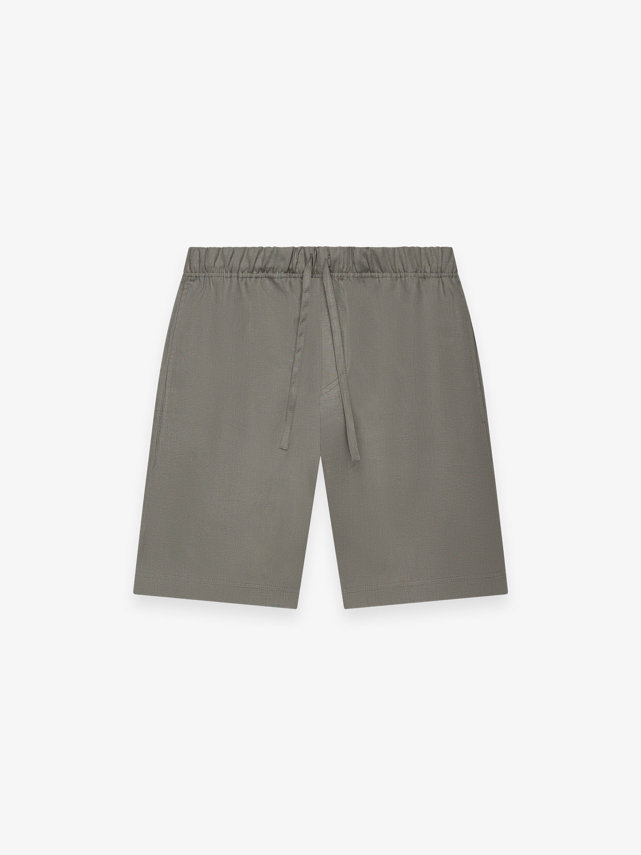 Linen Stretch Sport Shorts | Sage Green