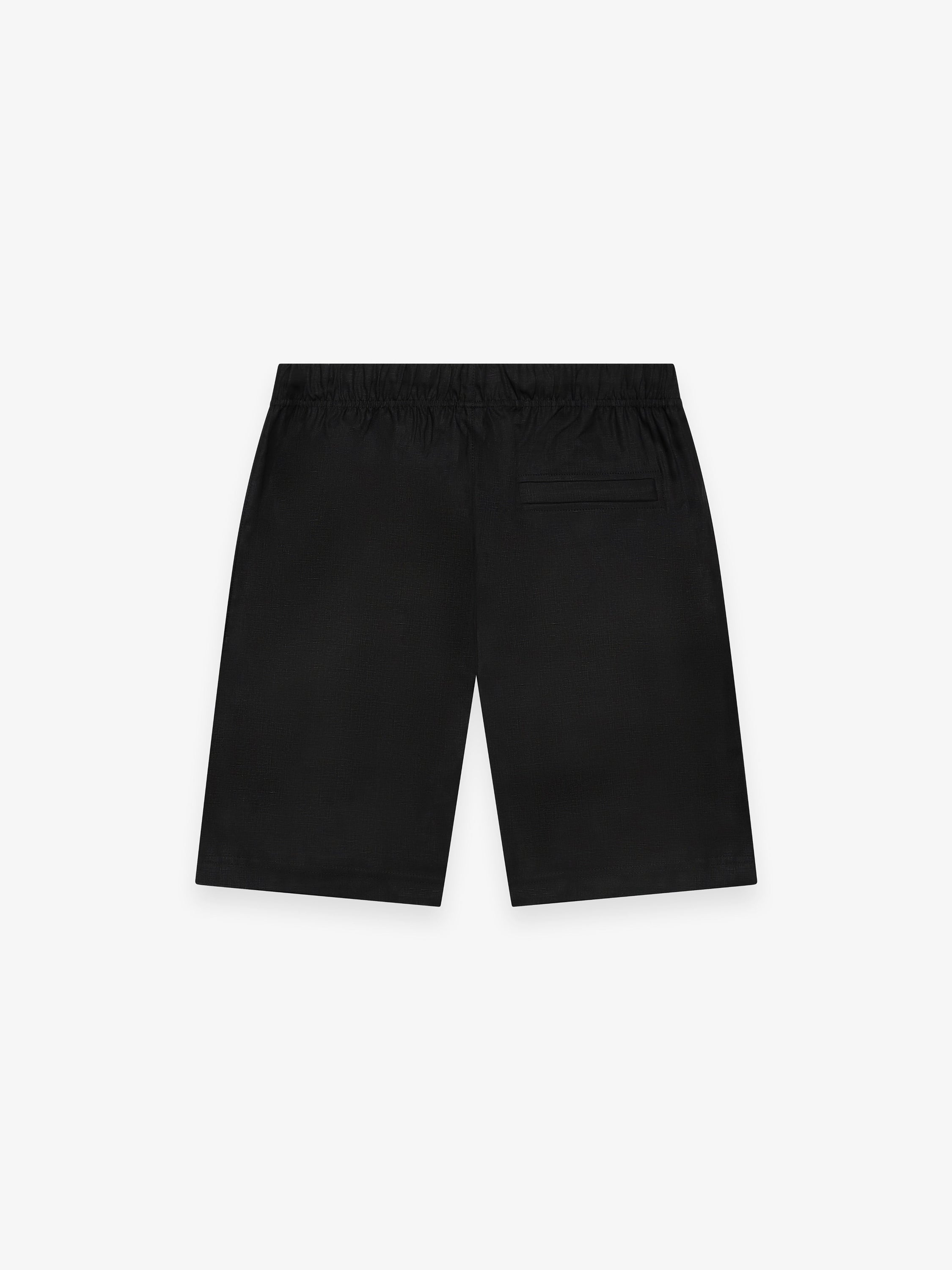 Shorts de sport en Stretch Lin | Noir