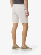 Linen Stretch Sport Shorts | Light Grey
