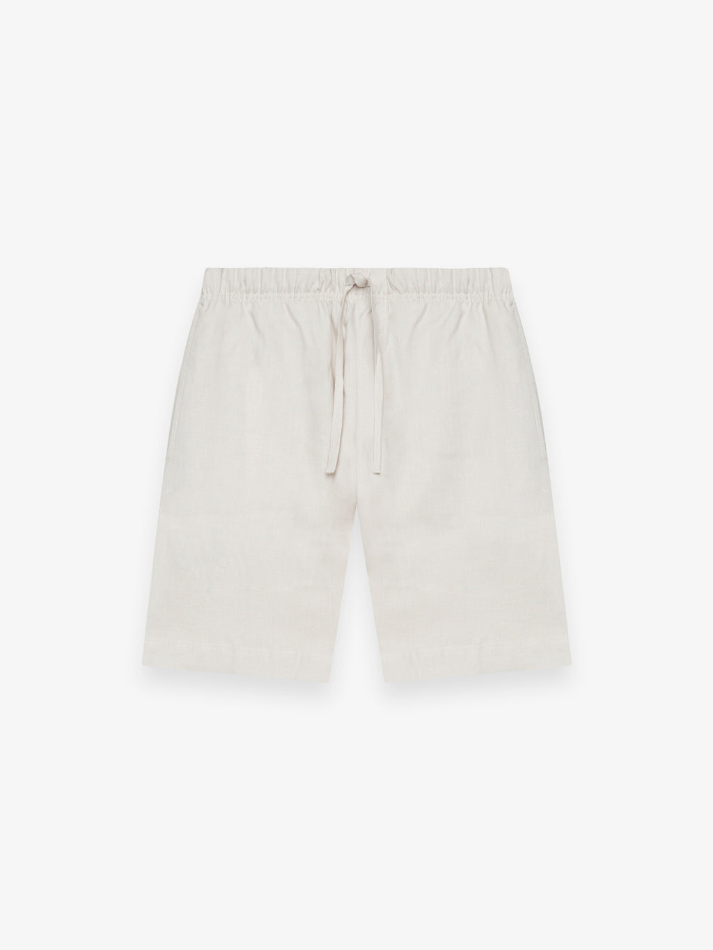 Linen Stretch Sport Shorts | Light Grey