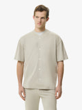 Supima Baseball Shirt S/S | Stone