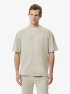Supima Baseball Shirt S/S | Stone