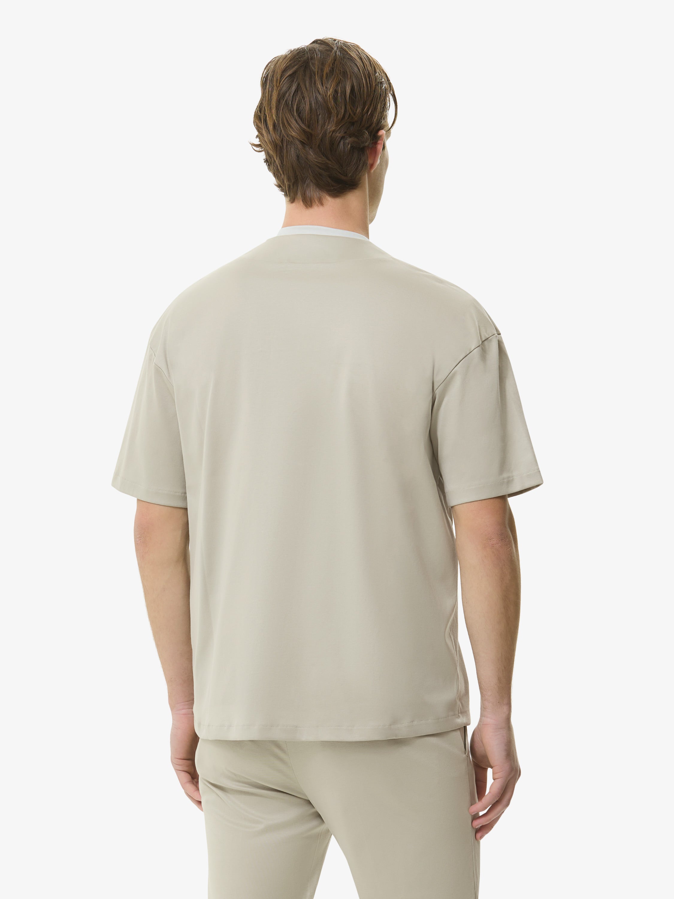 Supima Baseball Shirt S/S | Stone