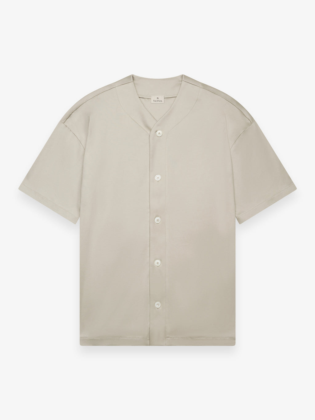 Supima Baseball Shirt S/S | Stone