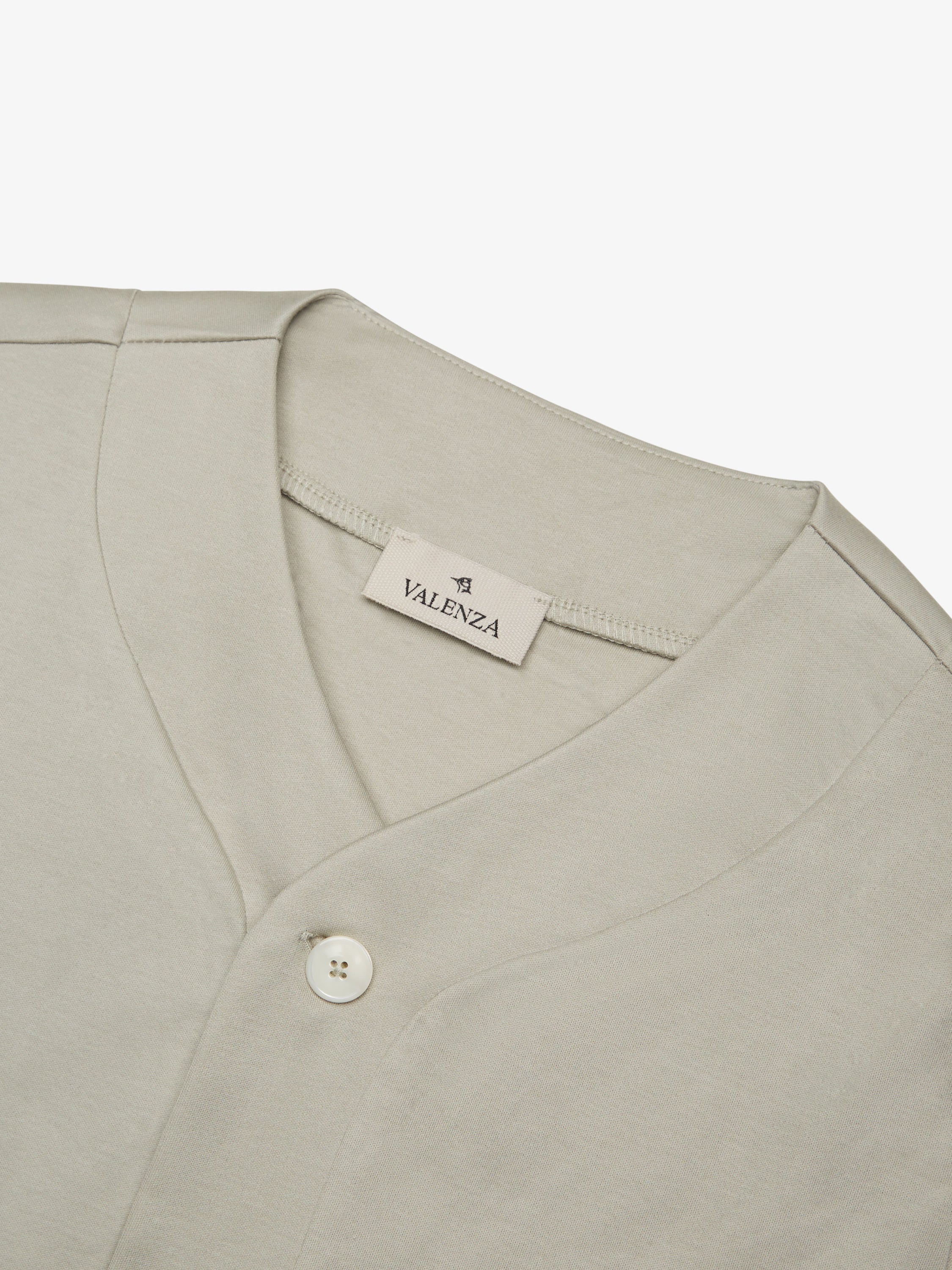 Supima Baseball Shirt S/S | Stone
