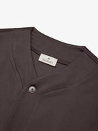 Supima Baseball Shirt S/S | Asphalt
