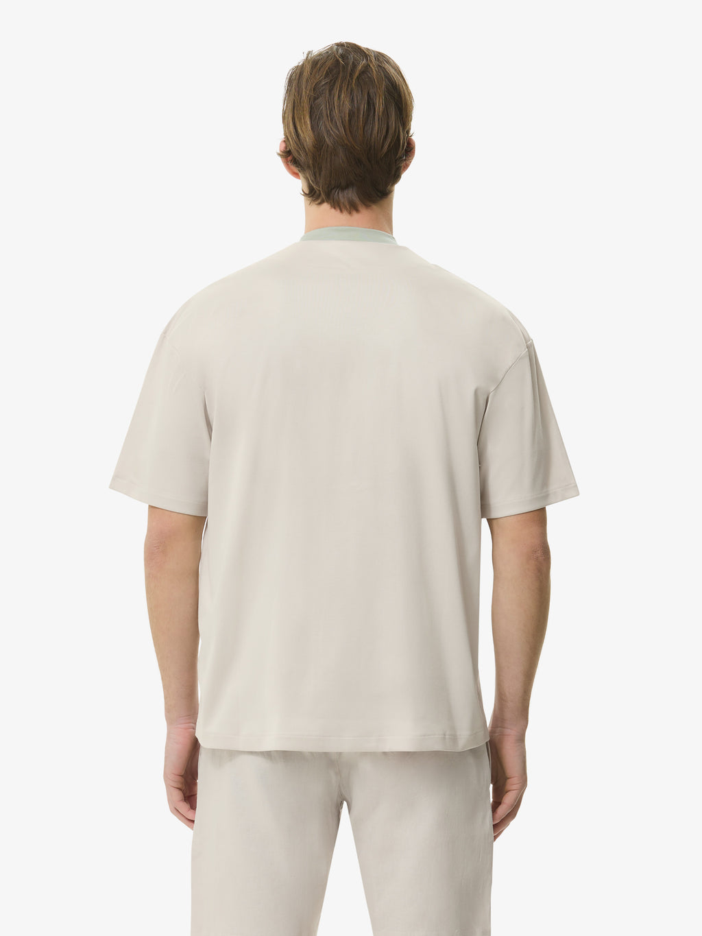 Supima Baseball Shirt S/S | Pearl Grey