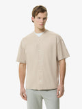 Supima Baseball Shirt S/S | Beige