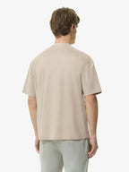 Supima Baseball Shirt S/S | Beige