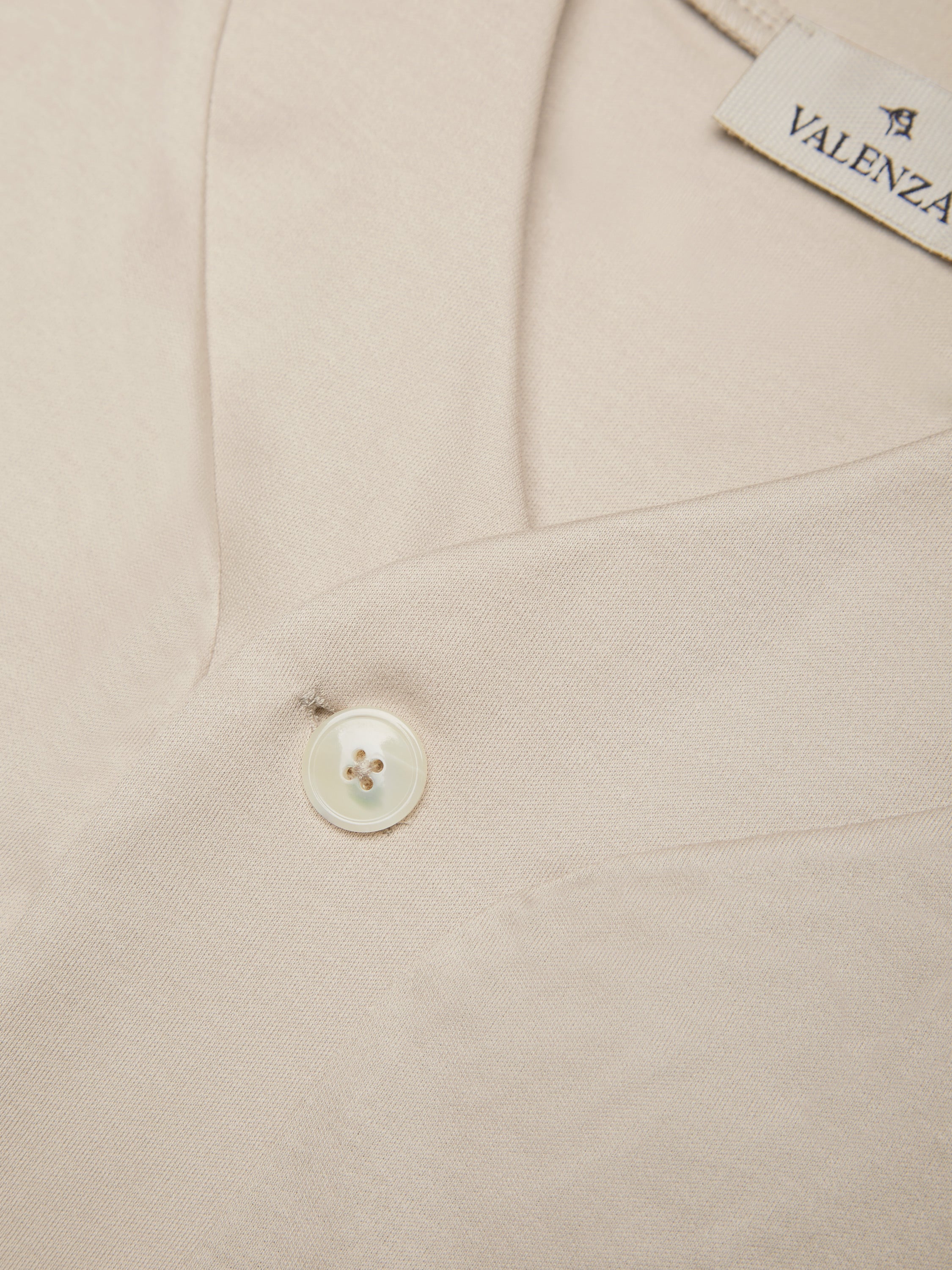 Supima Baseball Shirt S/S | Beige