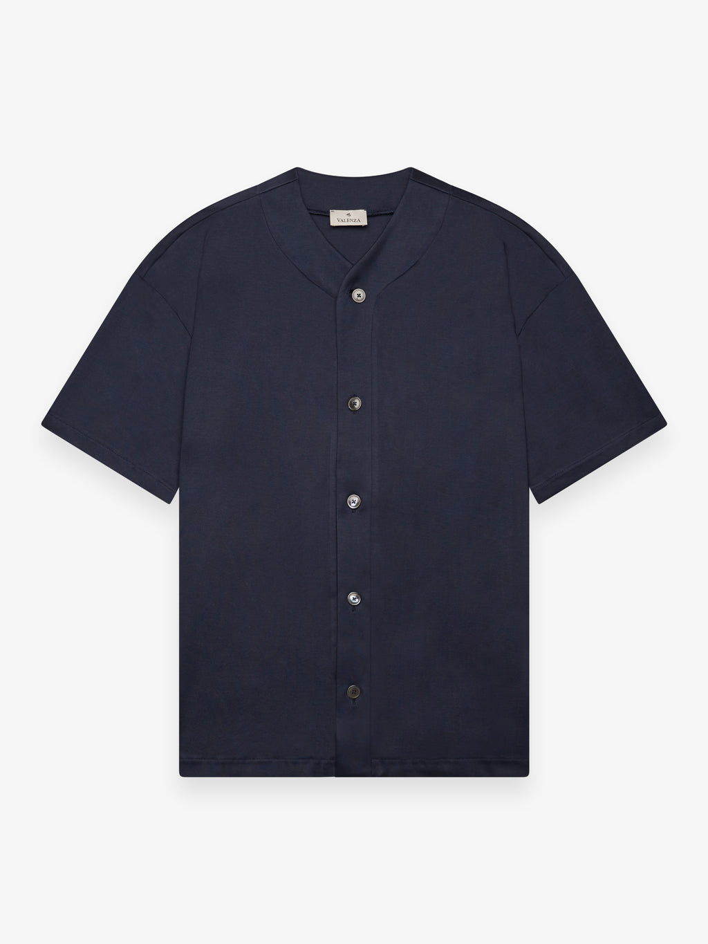 Supima Baseball Shirt S/S | Navy