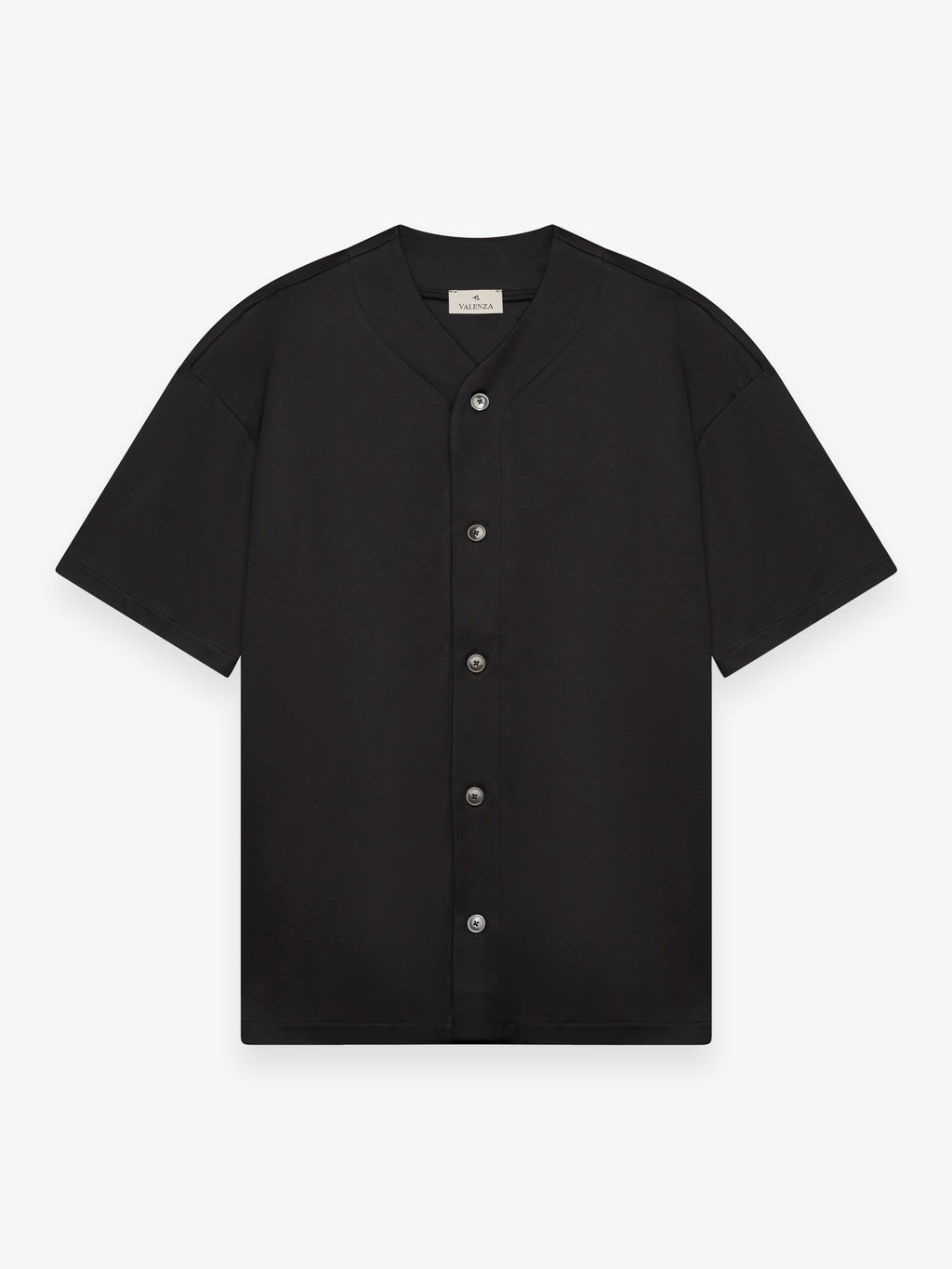 Supima Baseball Shirt S/S | Black