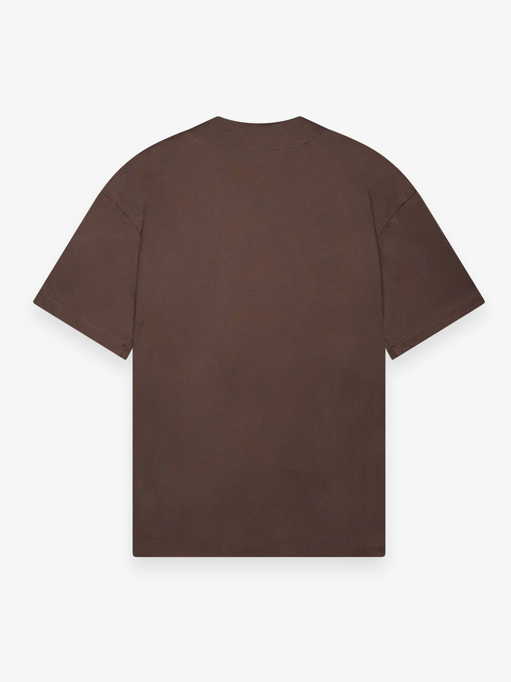 Supima Baseball Shirt S/S | Ebony Brown
