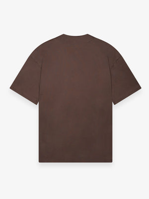 Supima Baseball Shirt S/S | Ebony Brown