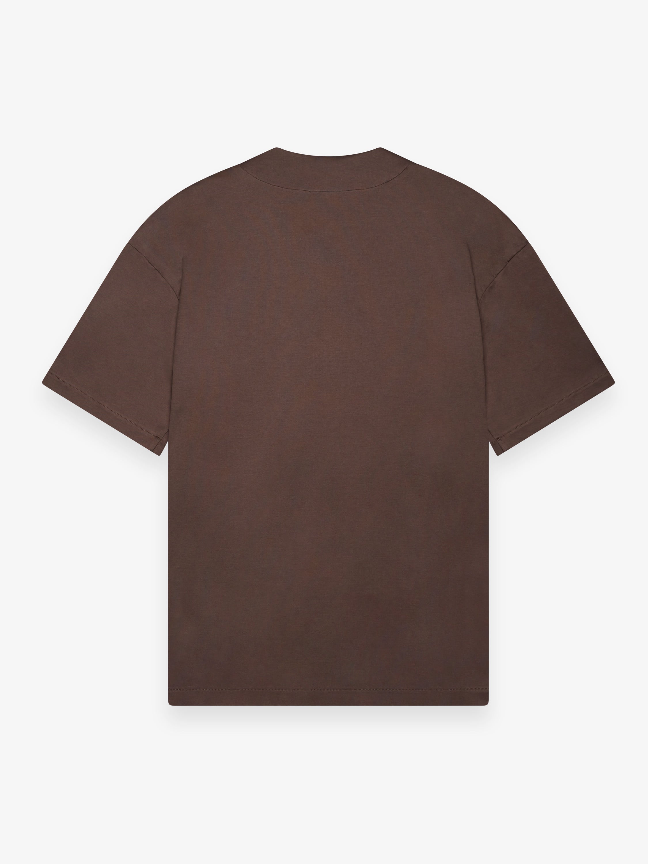 Supima Baseball Shirt S/S | Ebony Brown