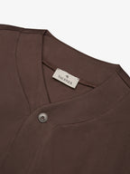 Supima Baseball Shirt S/S | Ebony Brown