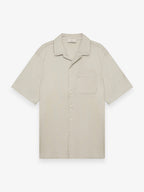 Supima Bowling Shirt S/S | Stone