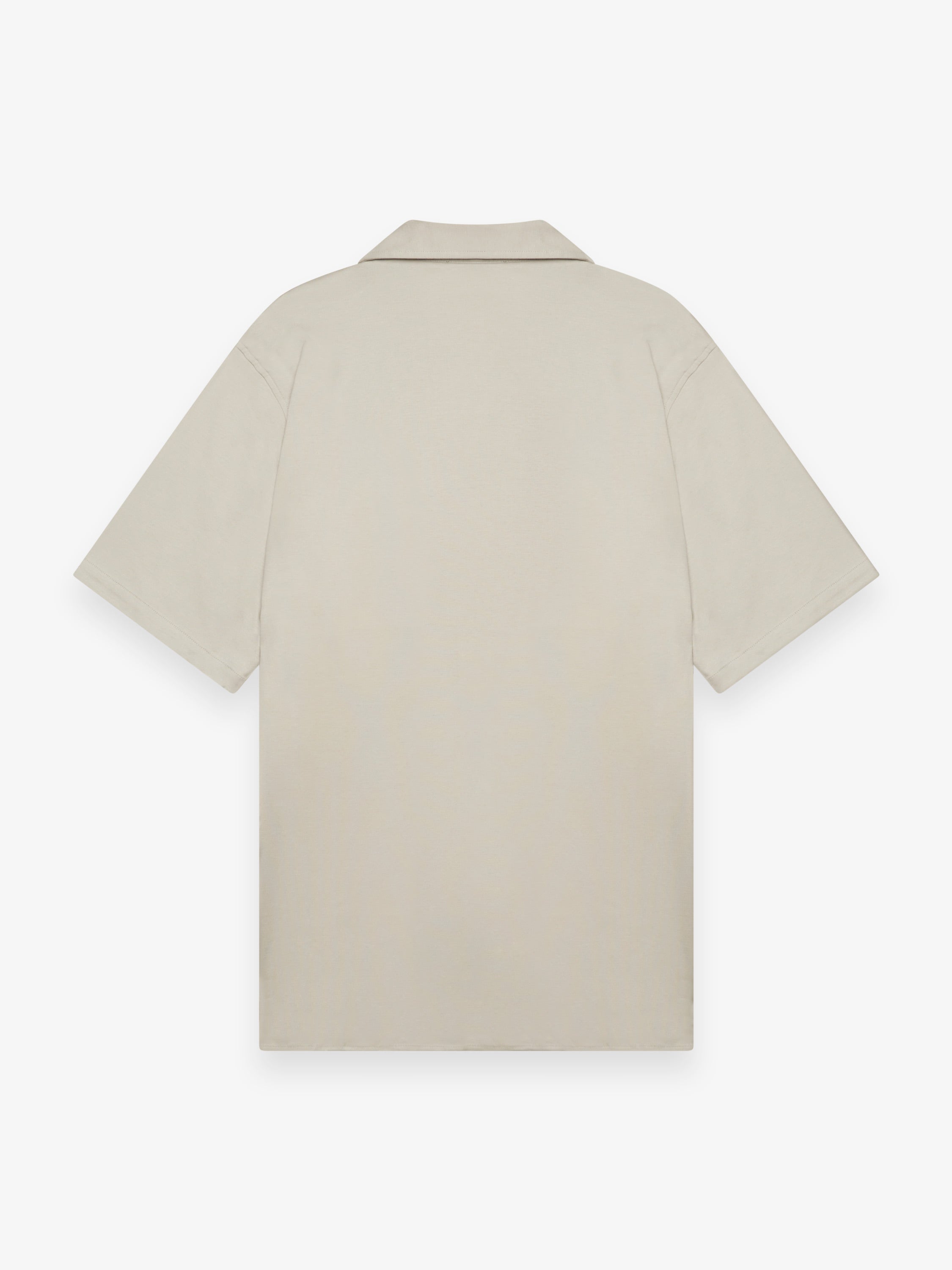 Supima Bowling Shirt S/S | Stone – VALENZA online store