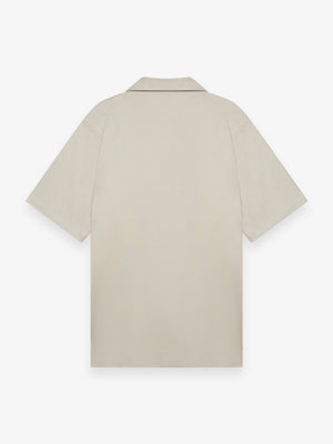 Supima Bowling Shirt S/S | Stone
