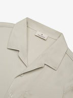 Supima Bowling Shirt S/S | Stone