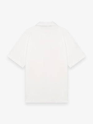 Supima Bowling Shirt S/S | Off White