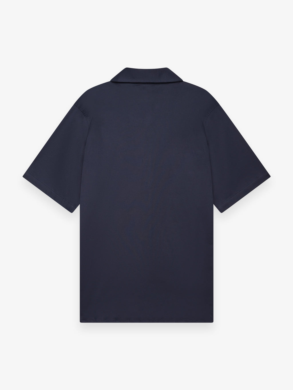 Supima Bowling Shirt S/S | Navy