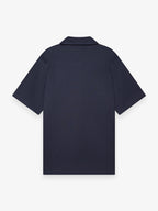 Supima Bowling Shirt S/S | Navy