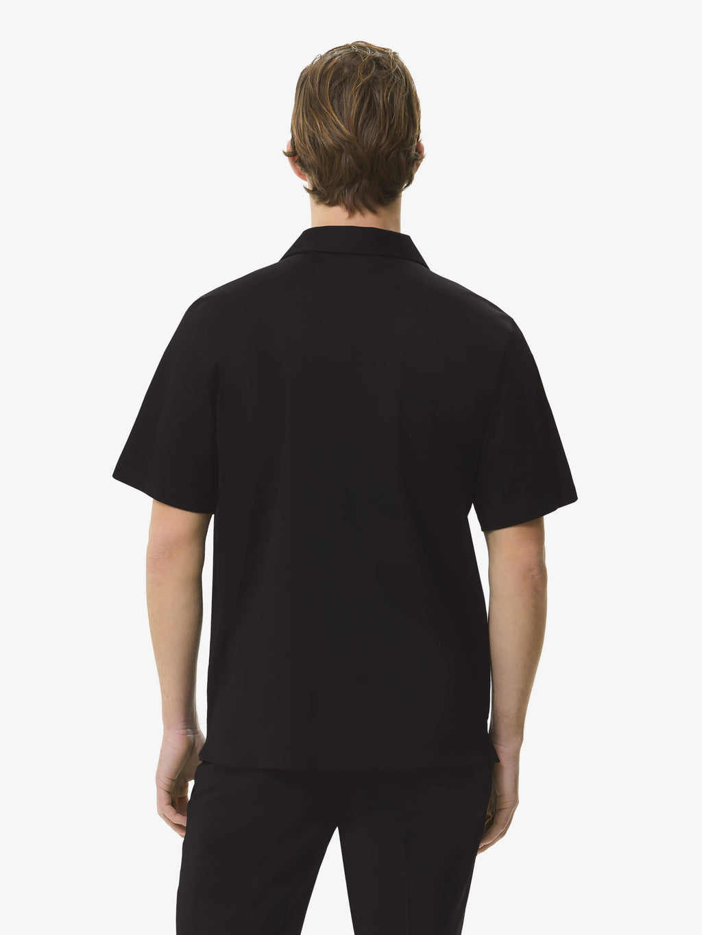Supima Bowling Shirt S/S | Black
