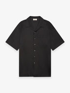 Supima Bowling Shirt S/S | Black