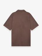 Supima Bowling Shirt S/S | Ebony Brown
