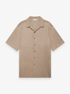 Supima Bowling Shirt S/S | Lead Grey