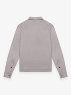 Supima Polo Zip Collar L/S | Mountain Mist