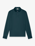 Supima Polo Zip Collar L/S | Firefly