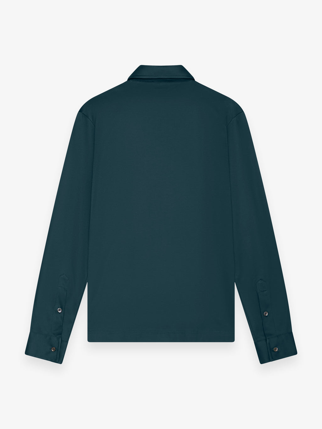 Supima Polo Zip Collar L/S | Firefly