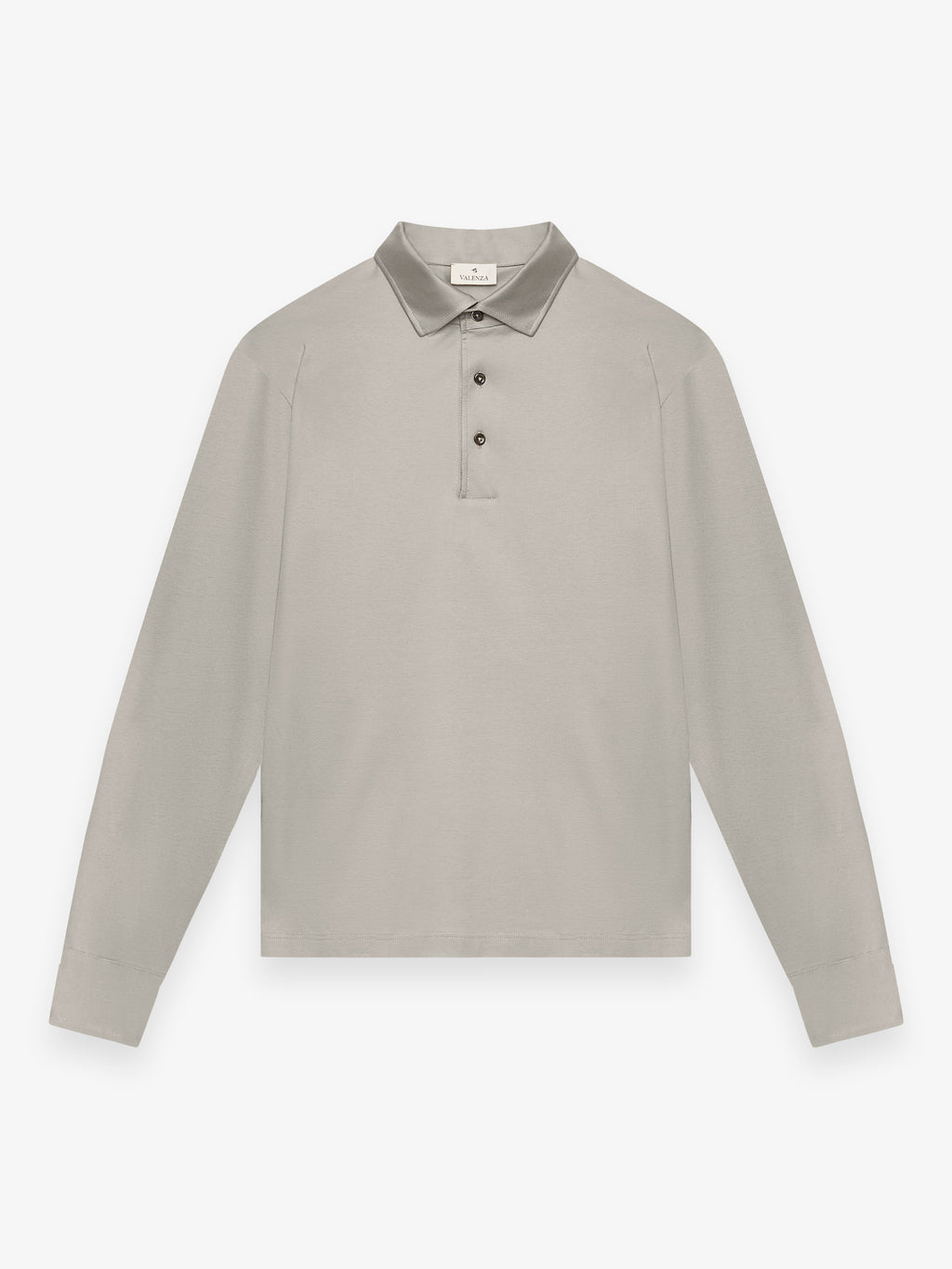 Polo Schiller Collar L/S | Granite