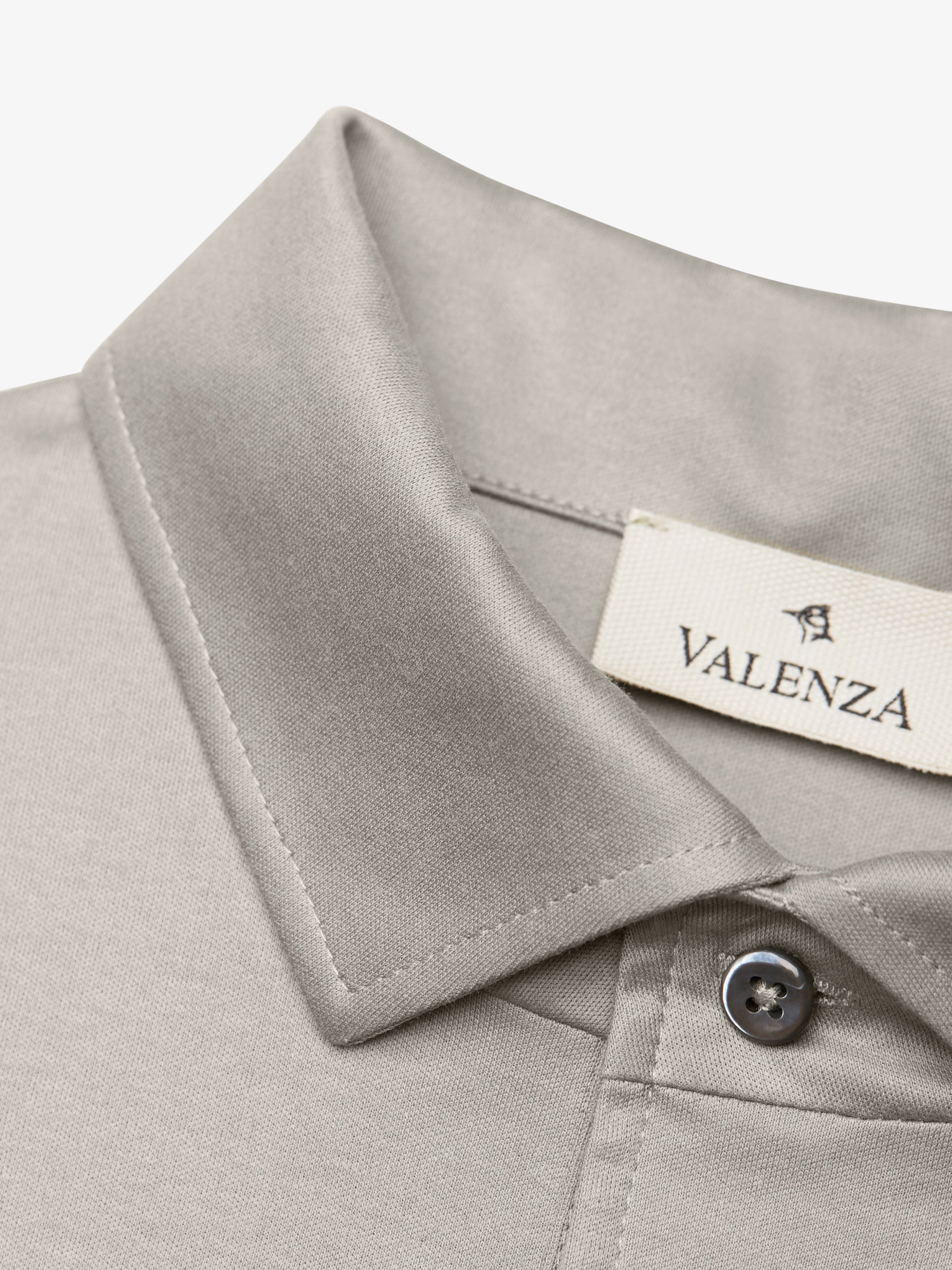 Polo Schiller Collar L/S | Granite