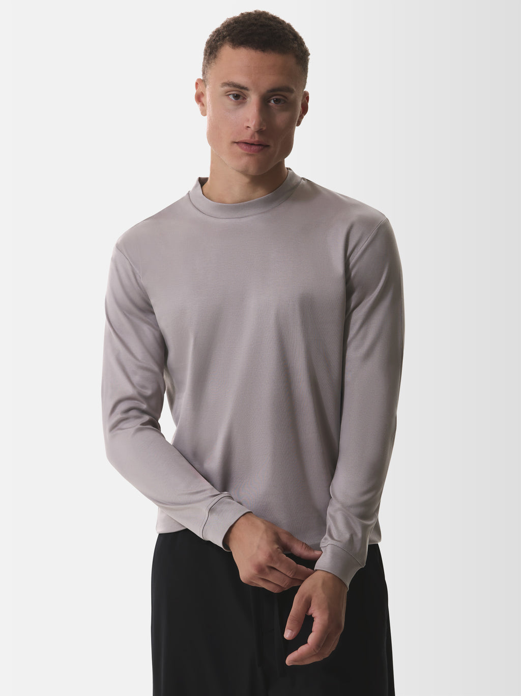 Heavy Supima Sweater | Mountain Mist