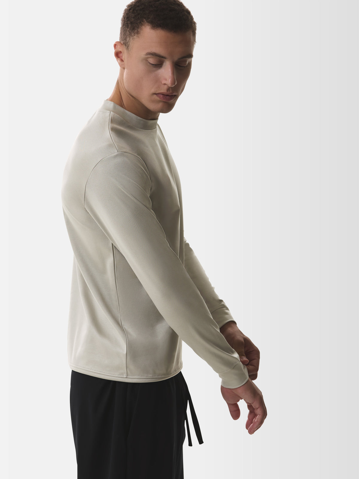 Heavy Supima Sweater | Granite