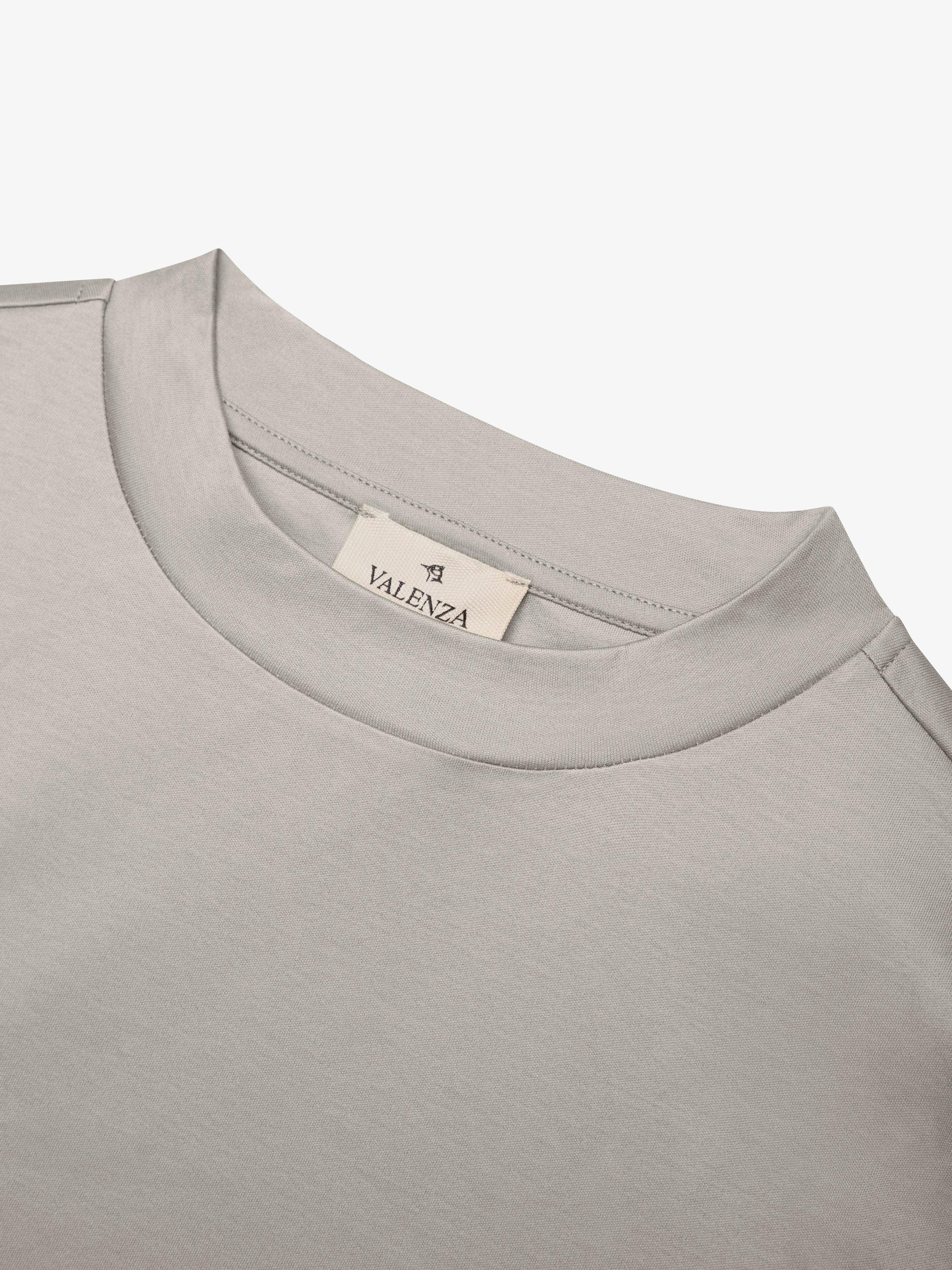 Heavy Supima Oversized T-Shirt | Granite