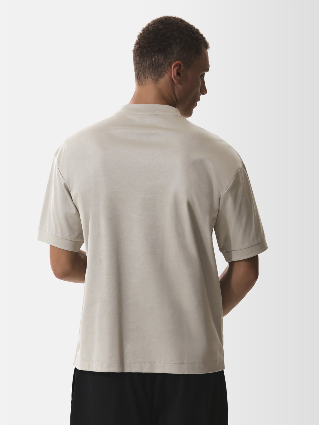 Heavy Supima Oversized T-Shirt | Granite