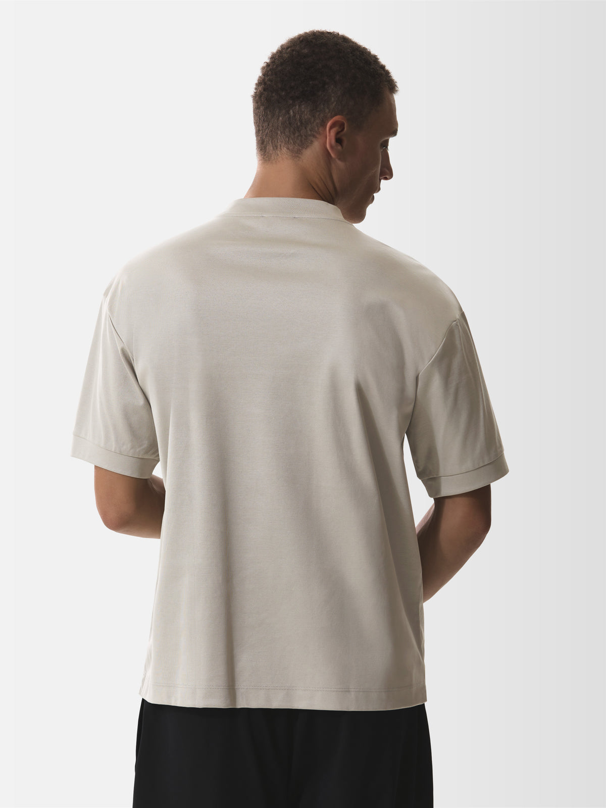 Heavy Supima Oversized T-Shirt | Granite