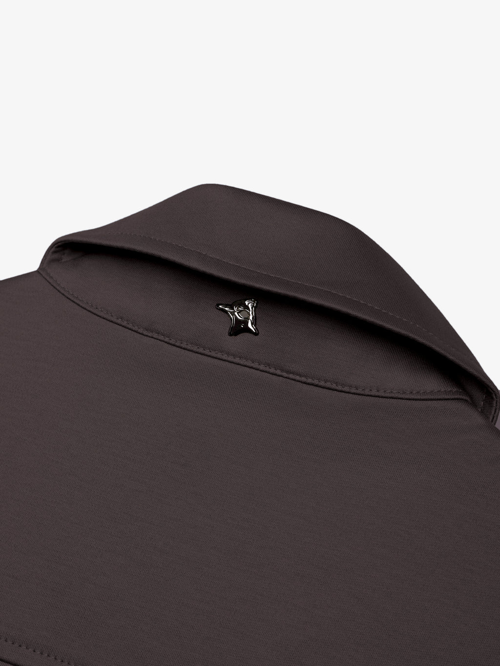 Supima Zip Overshirt | Asphalt