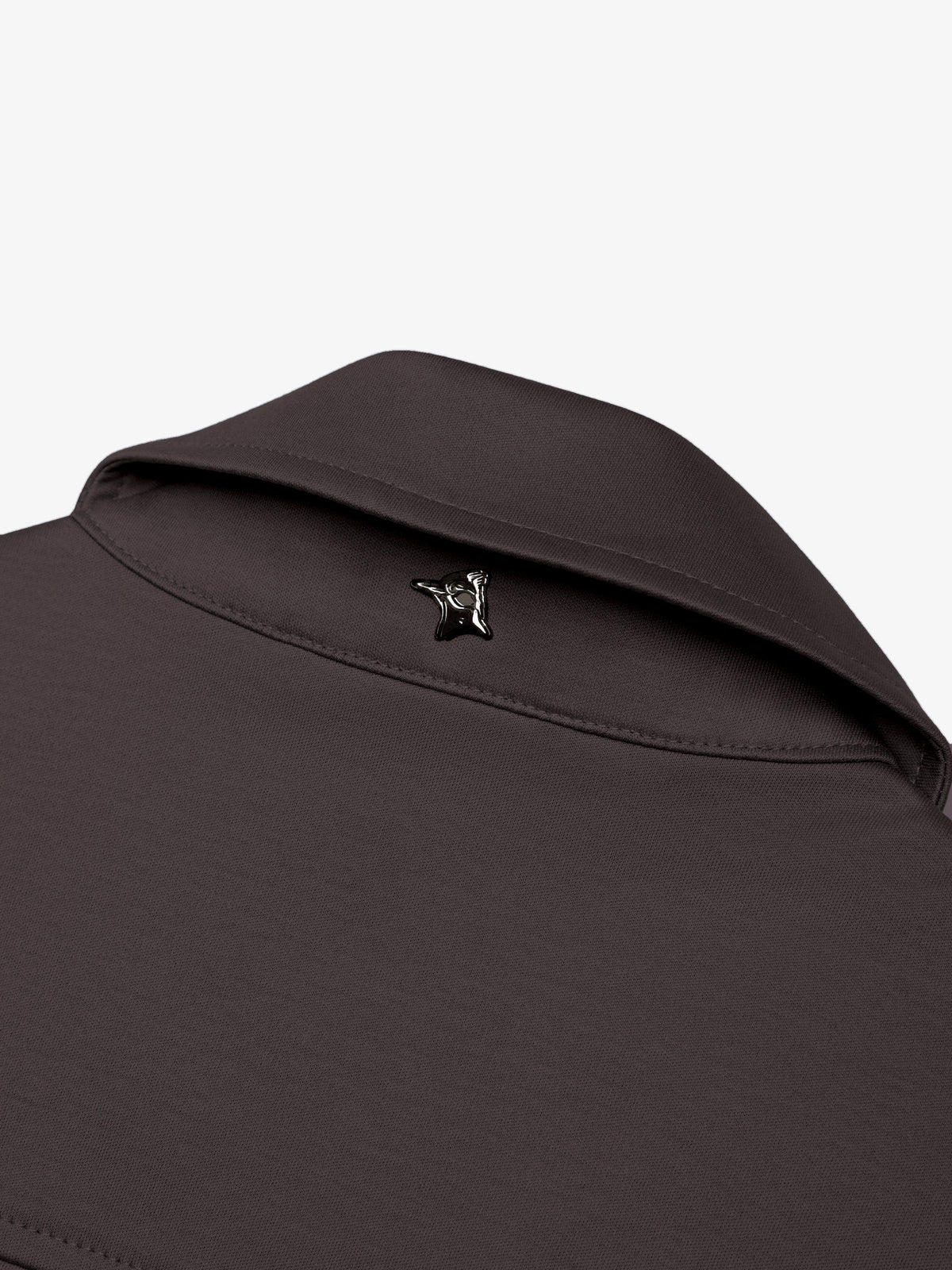 Supima Zip Overshirt | Asphalt