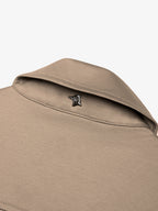 Supima Zip Overshirt | Lead Grey