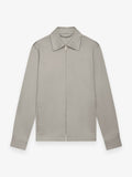 Supima Zip Overshirt | Granite