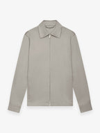 Supima Zip Overshirt | Granite